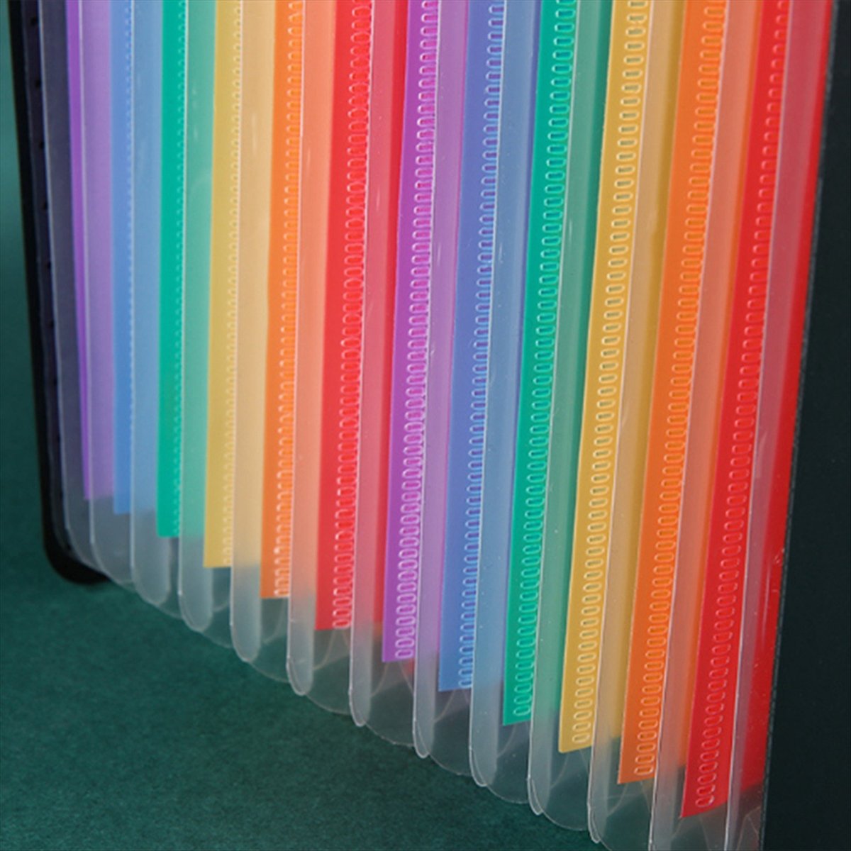 Expandable Accordion File Folder 13 Pockets - AT16 13ポケット拡張ファイルフォルダー A4拡張可能なファイルオーガナイザー スタンディングアコーディオンフォルダー