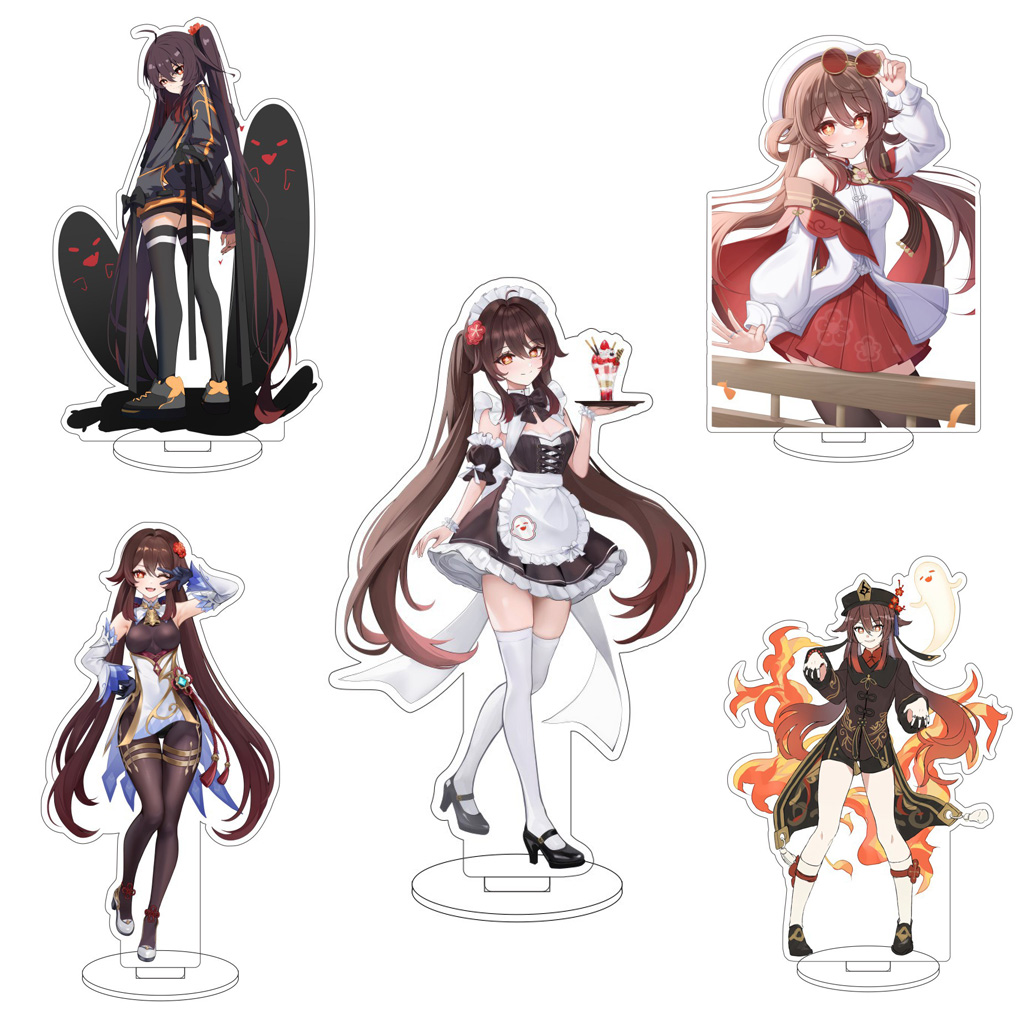 Desk Accessories - 16CMアニメ原神インパクト ‌ 胡桃奇奇 ‌ Yoimiya ZhongLi