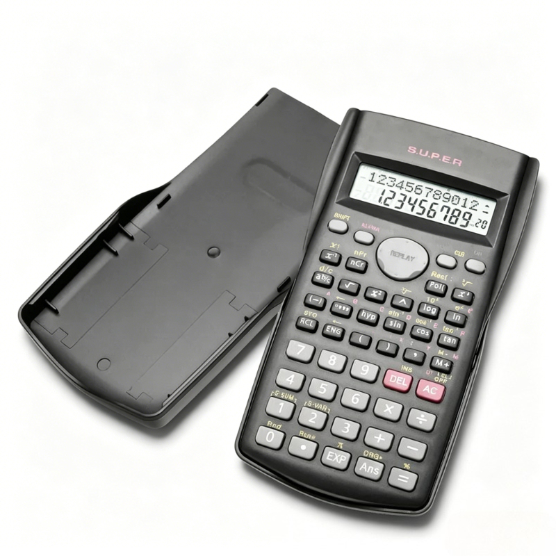 Scientific Calculator For Secondary School - ポータブル 2 行関数電卓 240 機能ハンドヘルド学生用電卓学校数学試験オフィス教育日常使用