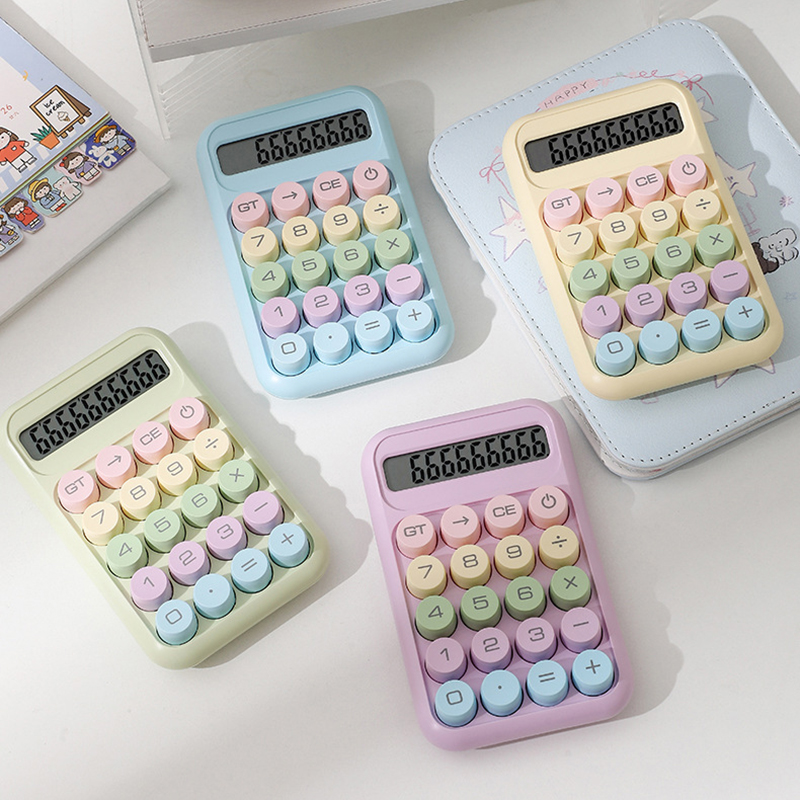 Scientific Calculator For Secondary School - 10 デジタル学校学生電卓メカニカルキーボードファッションカラー