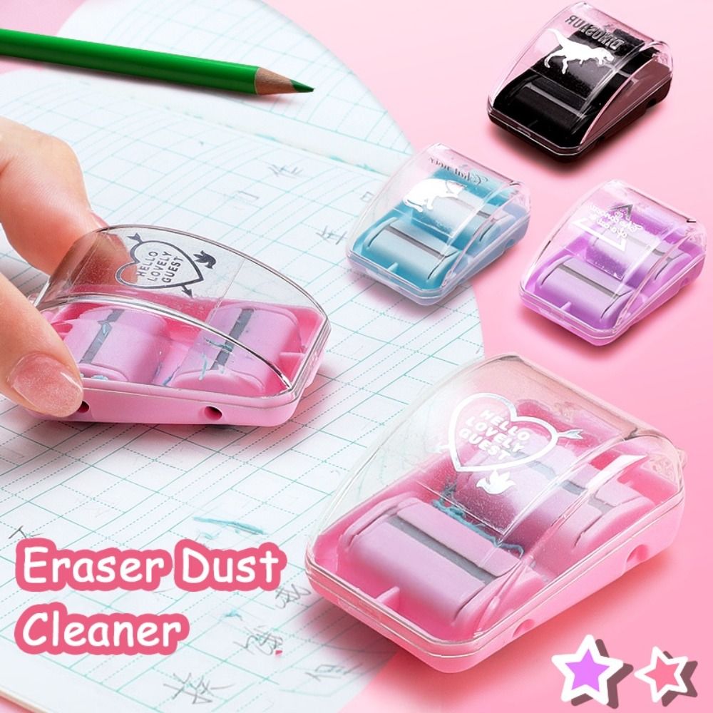 Mini Desktop Vacuum Cleaner For Eraser Dust - ミニデスクトップ掃除機、クリエイティブステーショナリー、手動消しゴム、ほこりクリーナー、デスクトップスイーパー、クラムコレクター、消耗品