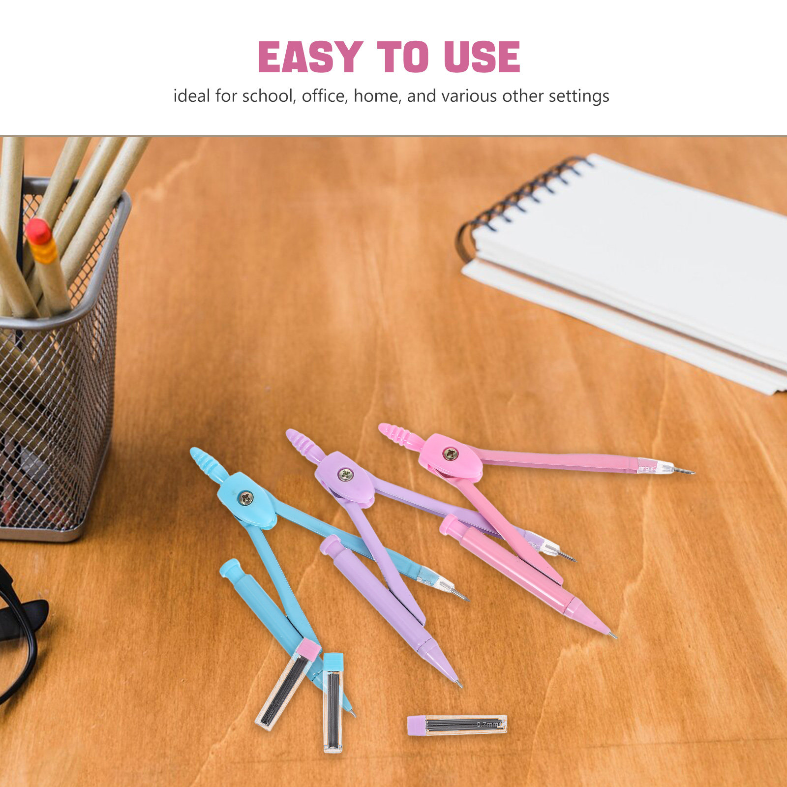 幾何学製図用金属製コンパスセット 数学学生用製図ツール サー - Math Geometry Set With Compass のレビューと価格