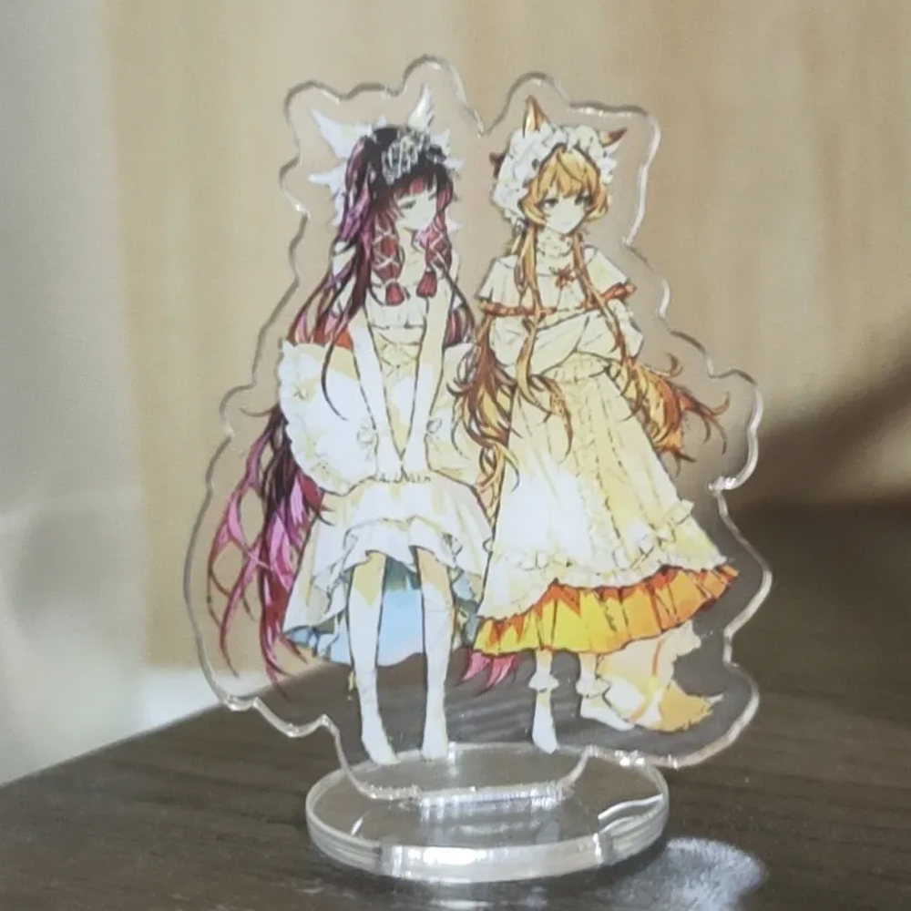 ゲーム原神コロンビナ・サンドローネコスプレスタンディングプレ - Desk Accessories のレビューと価格