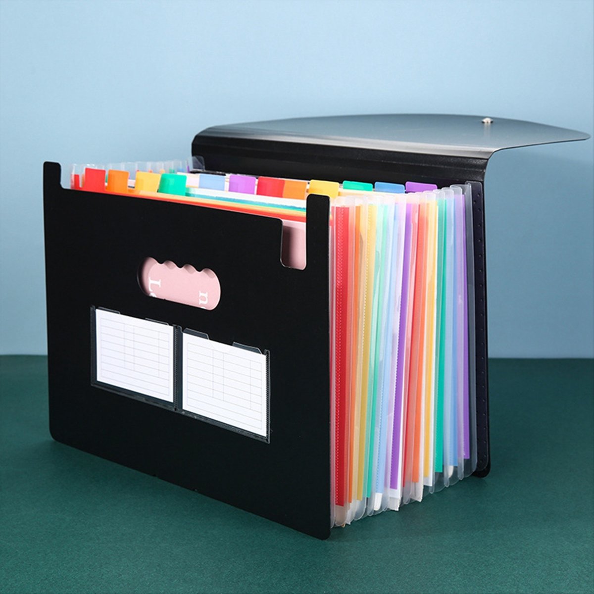AT16 13ポケット拡張ファイルフォルダー A4拡張可能な - Expandable Accordion File Folder 13 Pockets のレビューと価格
