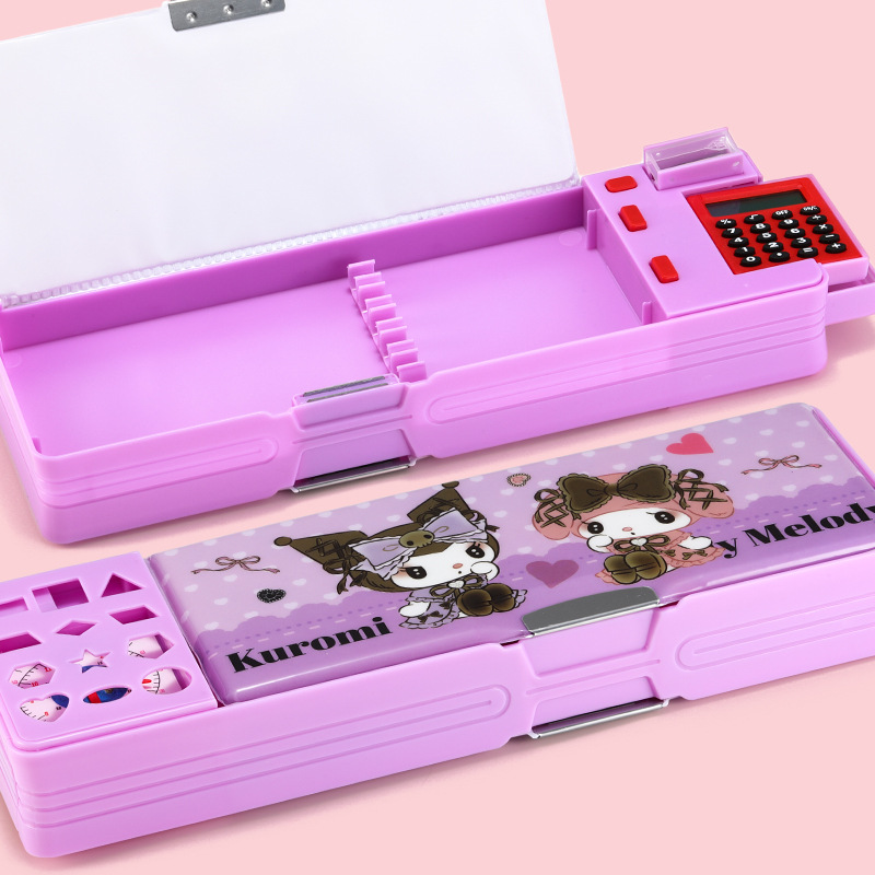 ハローキティ クロミ 電卓付きペンケース 学生用漫画柄二層式 - Scientific Calculator For Secondary School のレビューと価格