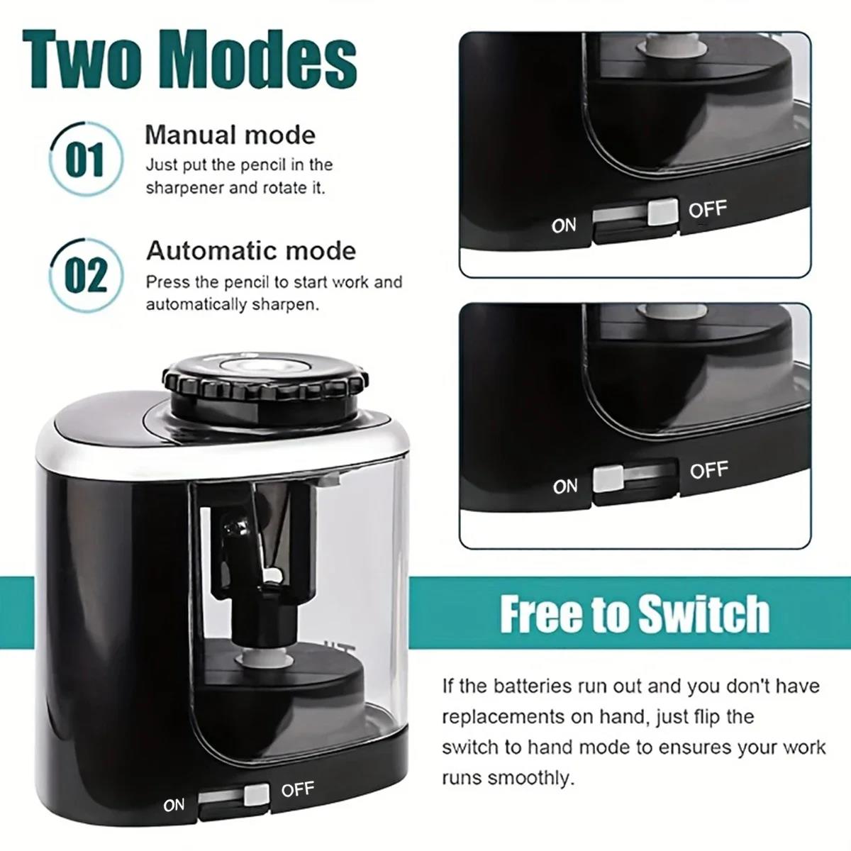 自動鉛筆削りデスクトップ電動鉛筆削り 6-8 ミリメートル静 - Electric Pencil Sharpener Usb のレビューと価格