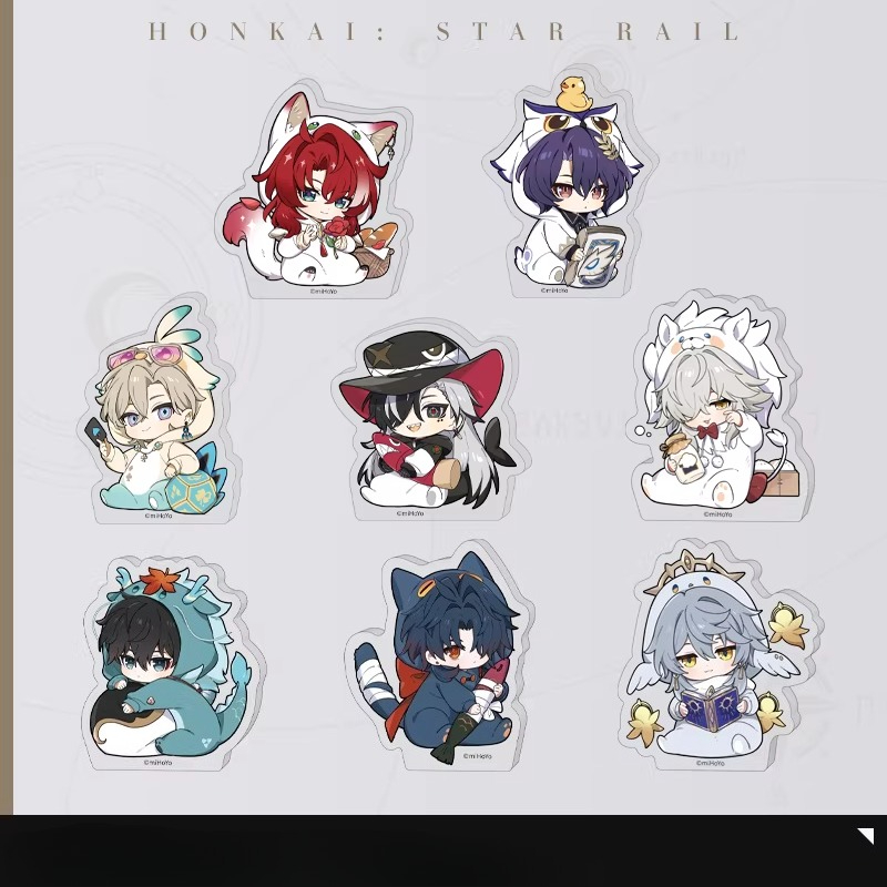 Honkai Star Rail ミニアクリルスタンド、男子 - Desk Accessories のレビューと価格