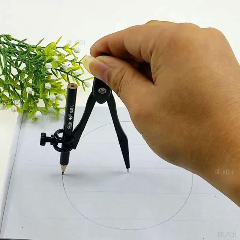 アートデザイン描画オフィス学校学生試験数学幾何学製図用品用鉛 - Math Geometry Set With Compass のレビューと価格