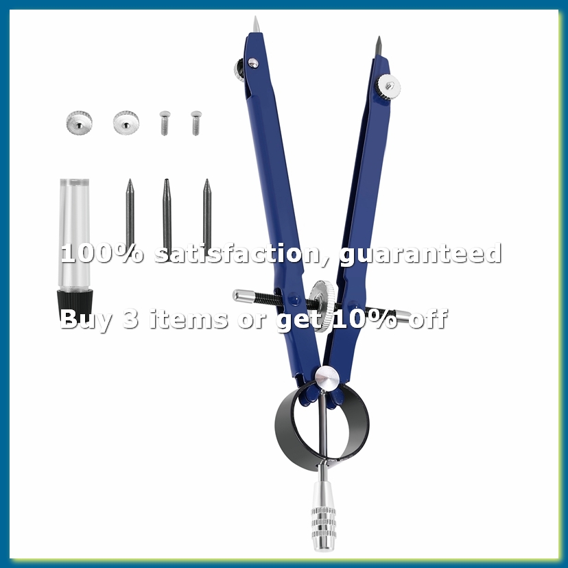 4個入り X(プロ仕様コンパス、ロック付きコンパス幾何学セッ - Math Geometry Set With Compass のレビューと価格
