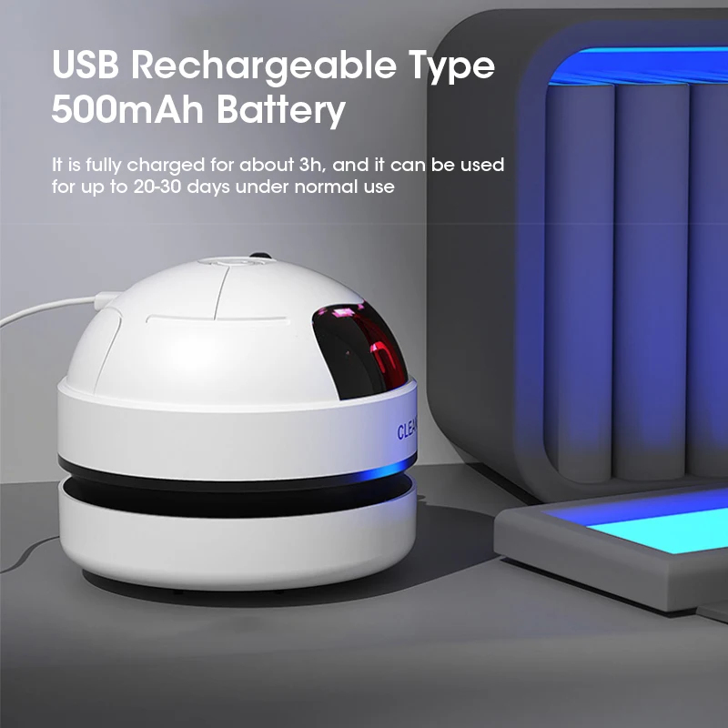 ミニUSB充電式デスクトップ掃除機、ハンドヘルド電動ダストス - Mini Desktop Vacuum Cleaner For Eraser Dust のレビューと価格