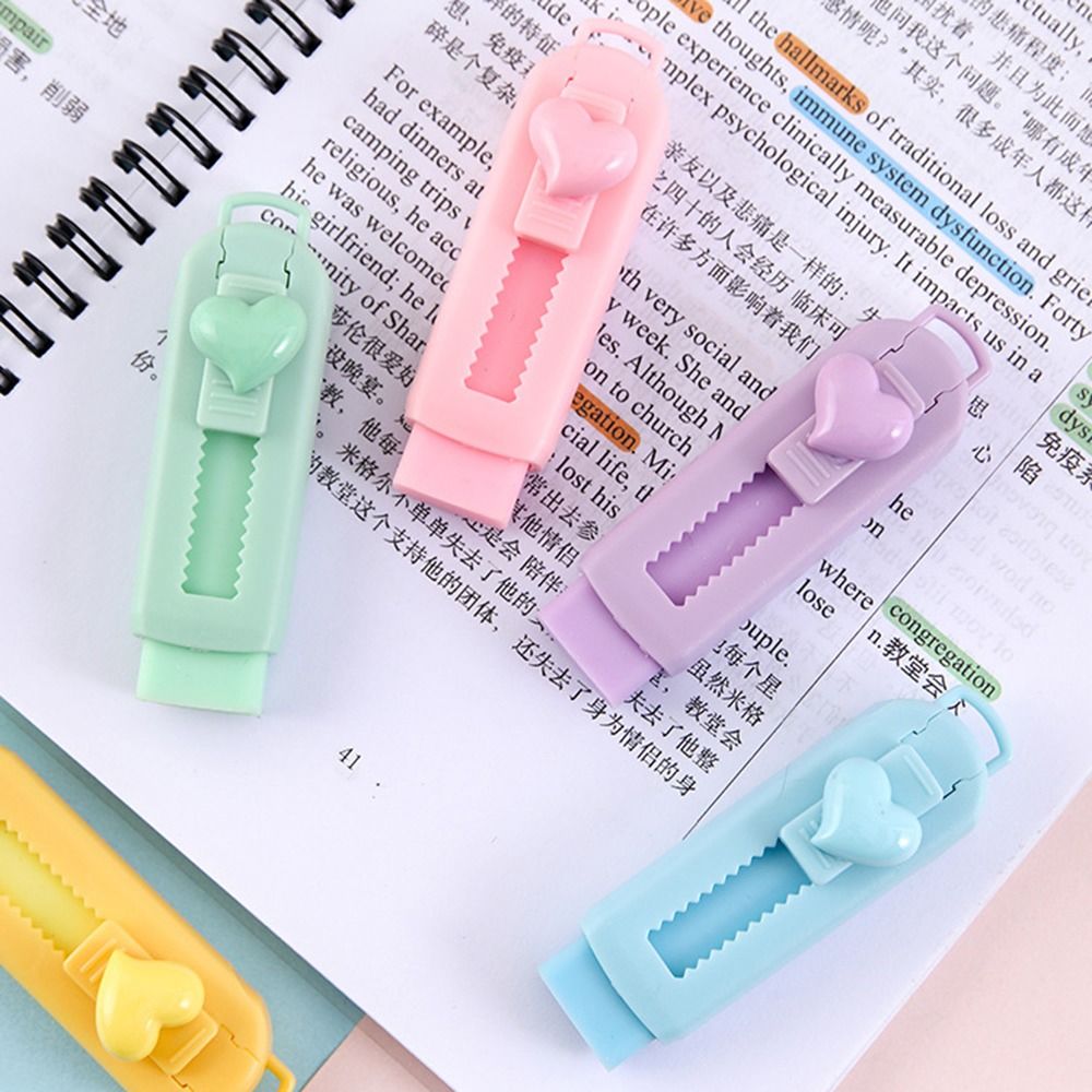学校用品携帯用プッシュプル消しゴム漫画かわいいプッシュプルゴ - School Supplies のレビューと価格