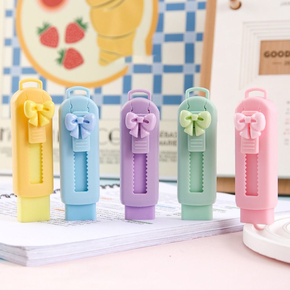 学校用品携帯用プッシュプル消しゴム漫画かわいいプッシュプルゴ - School Supplies のレビューと価格
