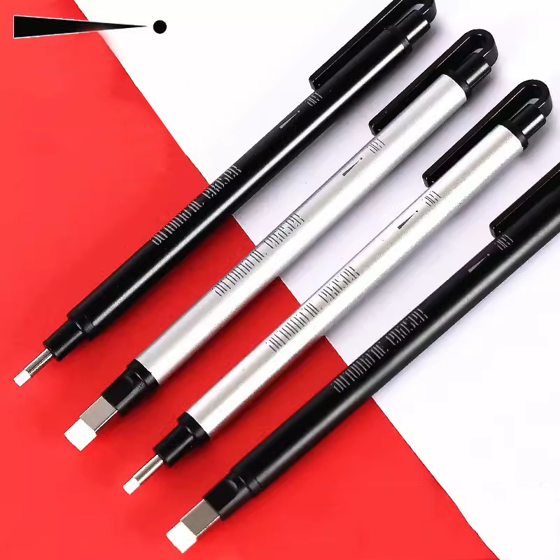 格納式クリック機械式消しゴムペンスタイルプッシュゴム高精度文 - Retractable Eraser Pen Click のレビューと価格