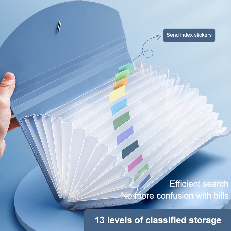 ✰ ✪ 13ポケット拡張ファイルフォルダーアコーディオン式ド - Expandable Accordion File Folder 13 Pockets のレビューと価格
