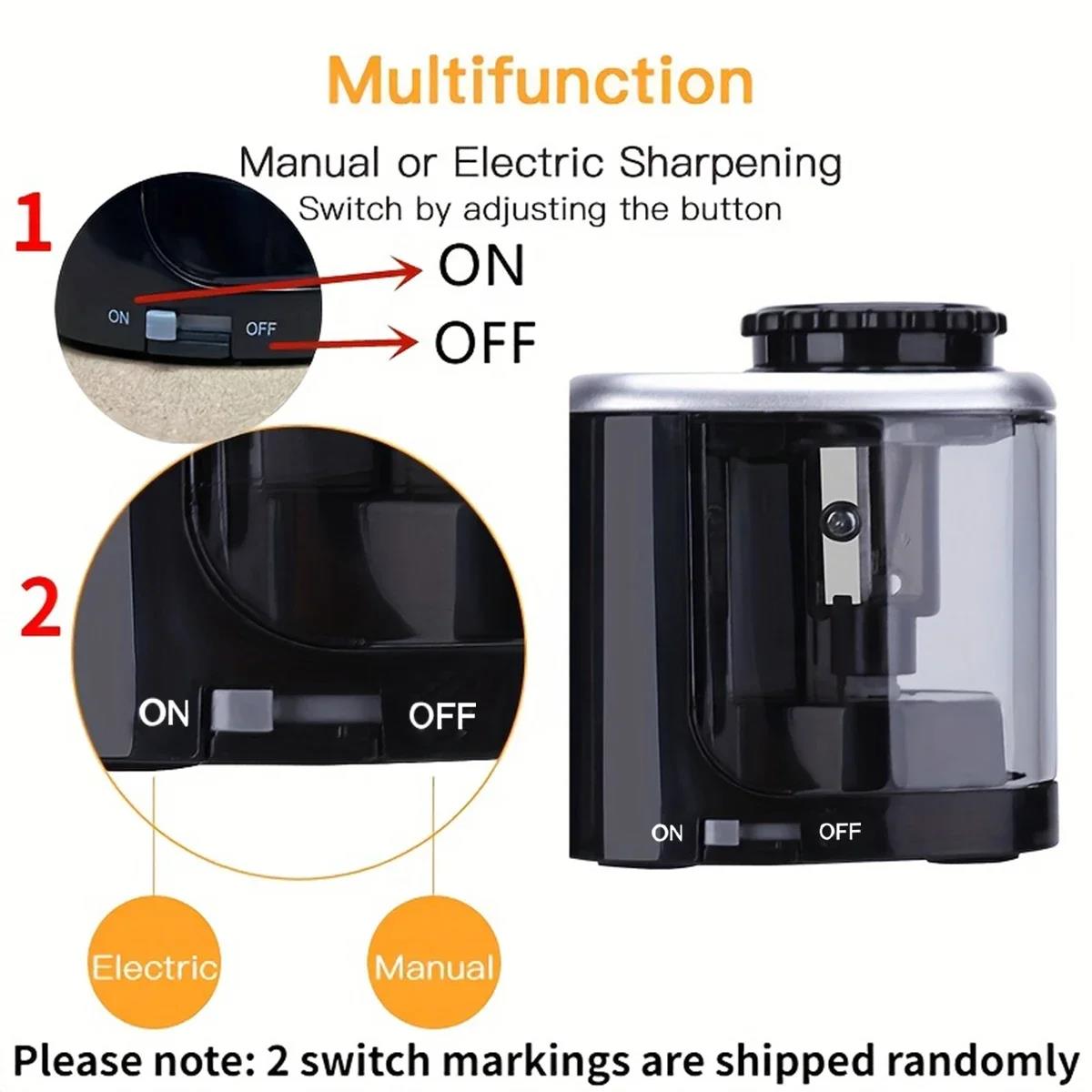 電動鉛筆削り器アセンブリ デスクトップ自動鉛筆削り器 6mm - Electric Pencil Sharpener Usb のレビューと価格