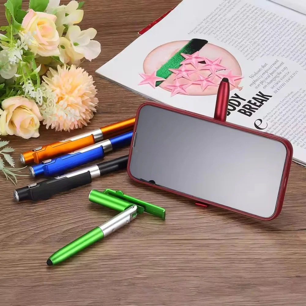 4-in-1 多機能折りたたみ式電話ホルダー ボールペン内蔵 - Writing Tools のレビューと価格